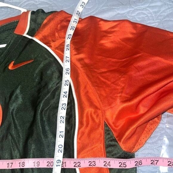 Nike Miami Hurricanes Green & Orange Football Jersey #3 XXL Length +2 - Picture 8 of 8